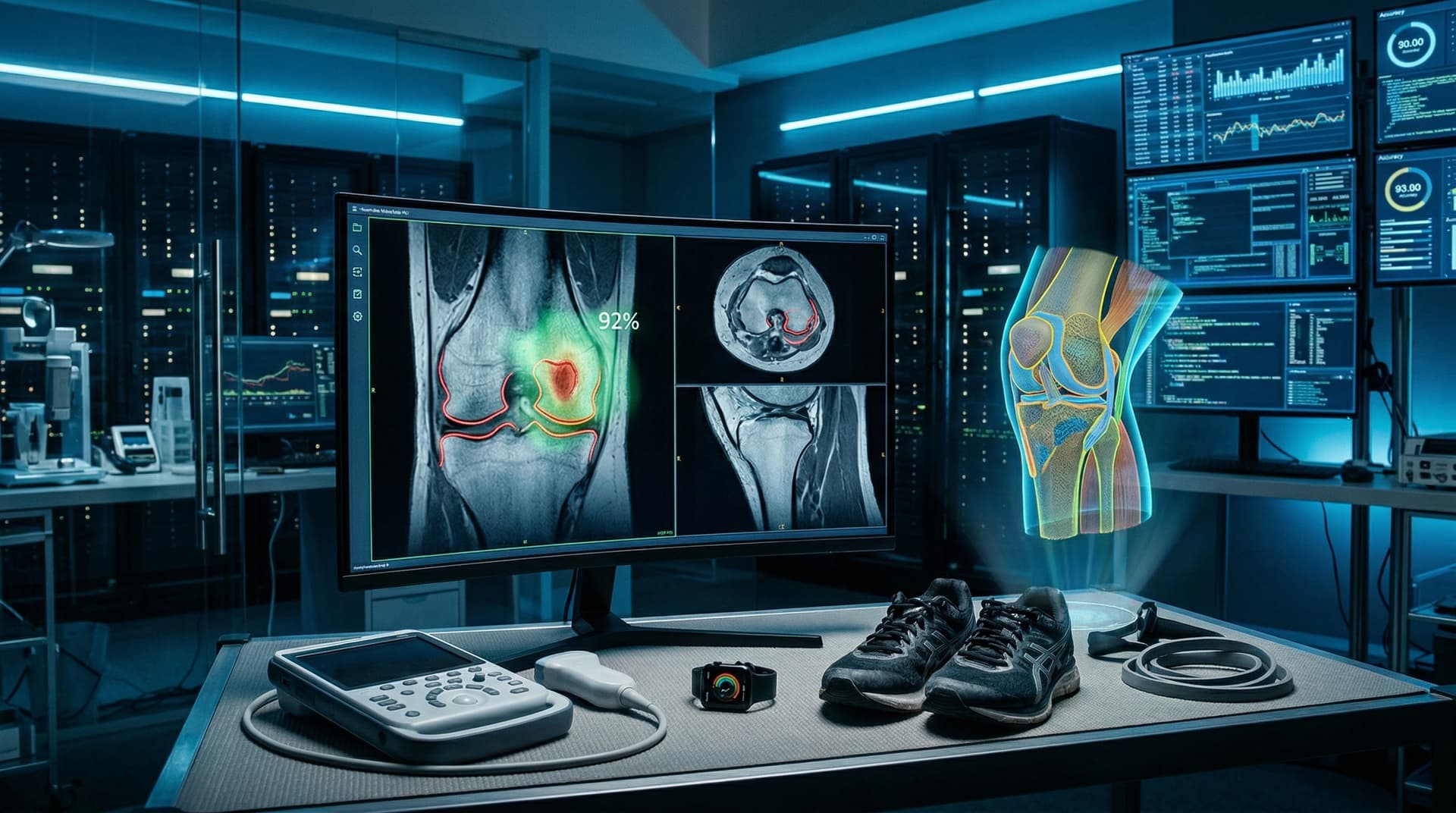 AI in Knee Lesion Diagnosis Hits 92% Accuracy