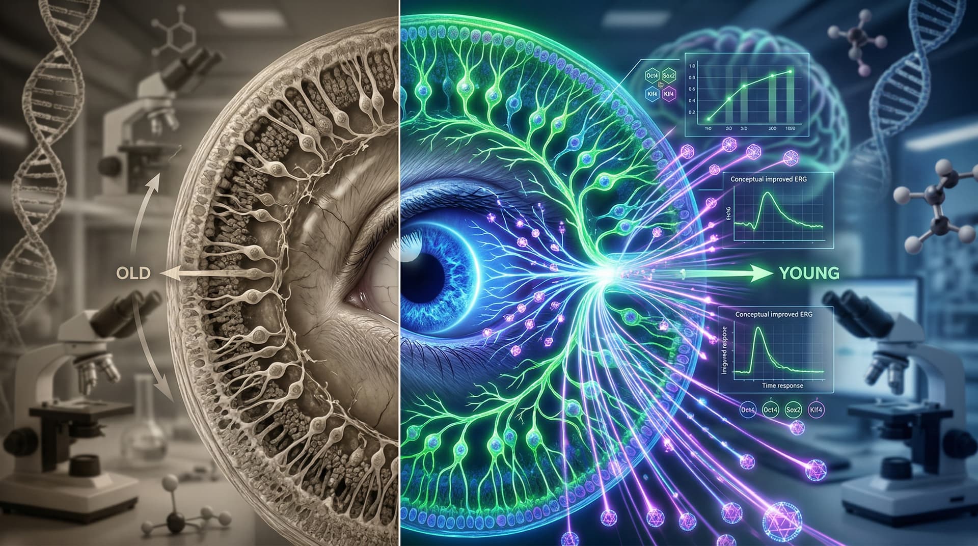 Gene Therapy Reverses Vision Loss in Aging Mice