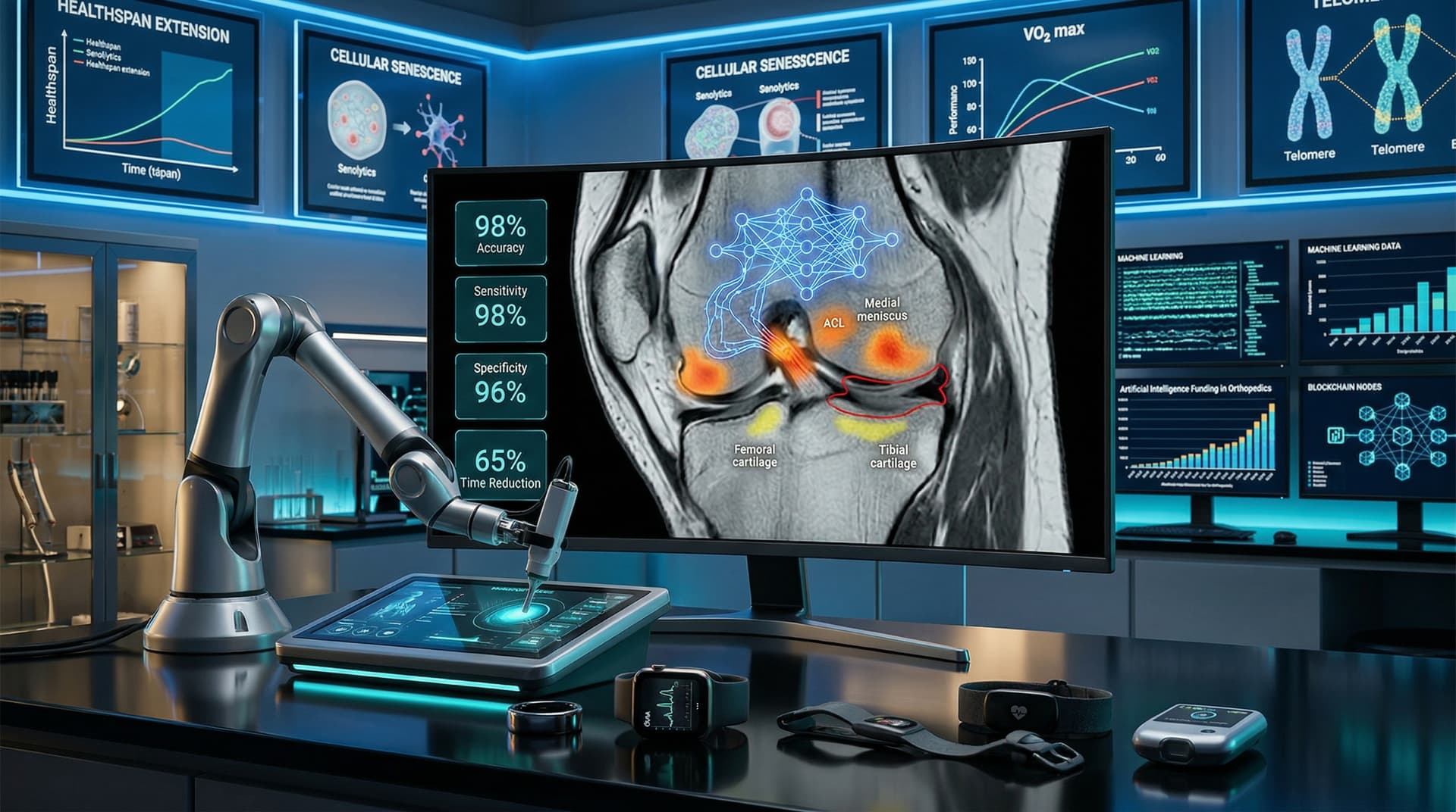 AI Knee Lesion Diagnosis Hits 98% MRI Accuracy