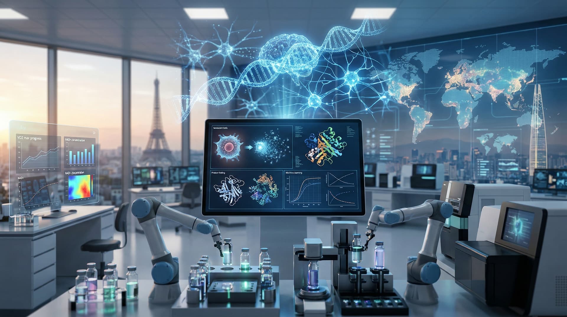 €15M AI-Biotech Funding Call: France, South Korea Target 30 Longevity Projects