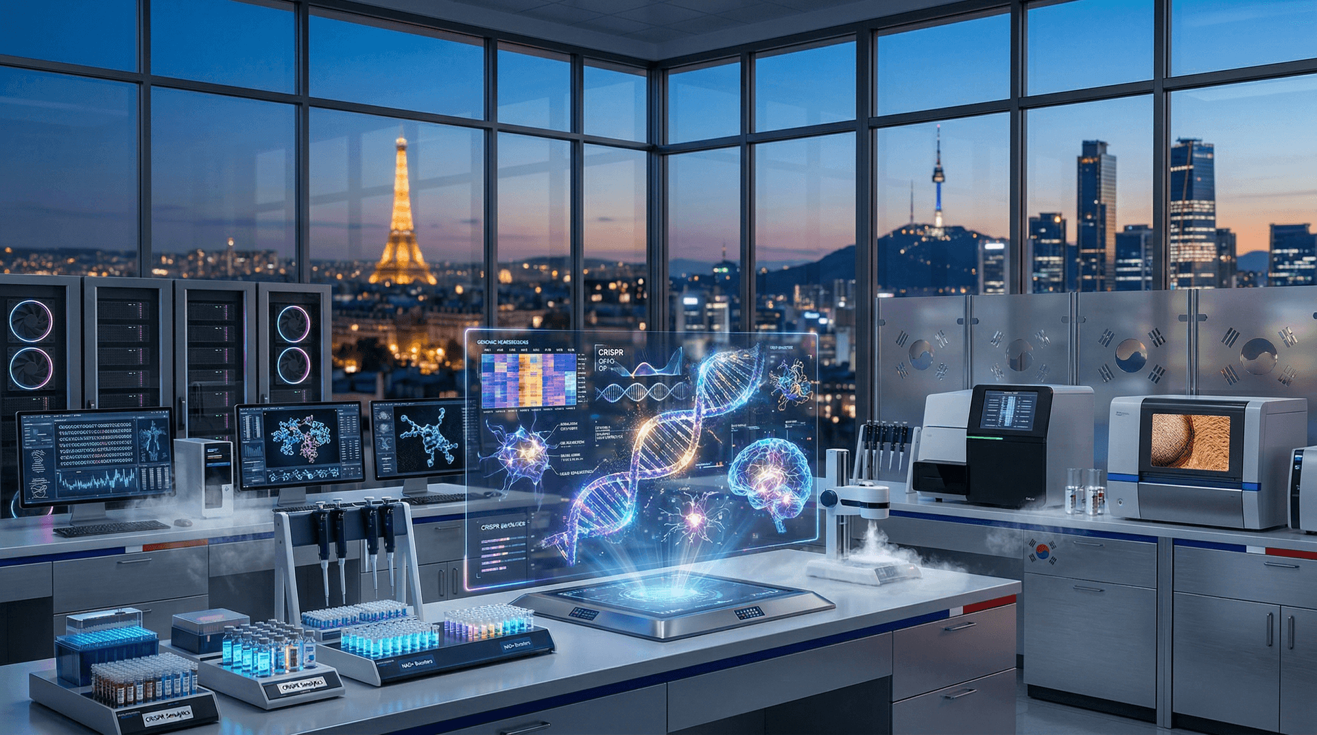 €25M AI-Biotech Grants Launched by France, South Korea for Longevity