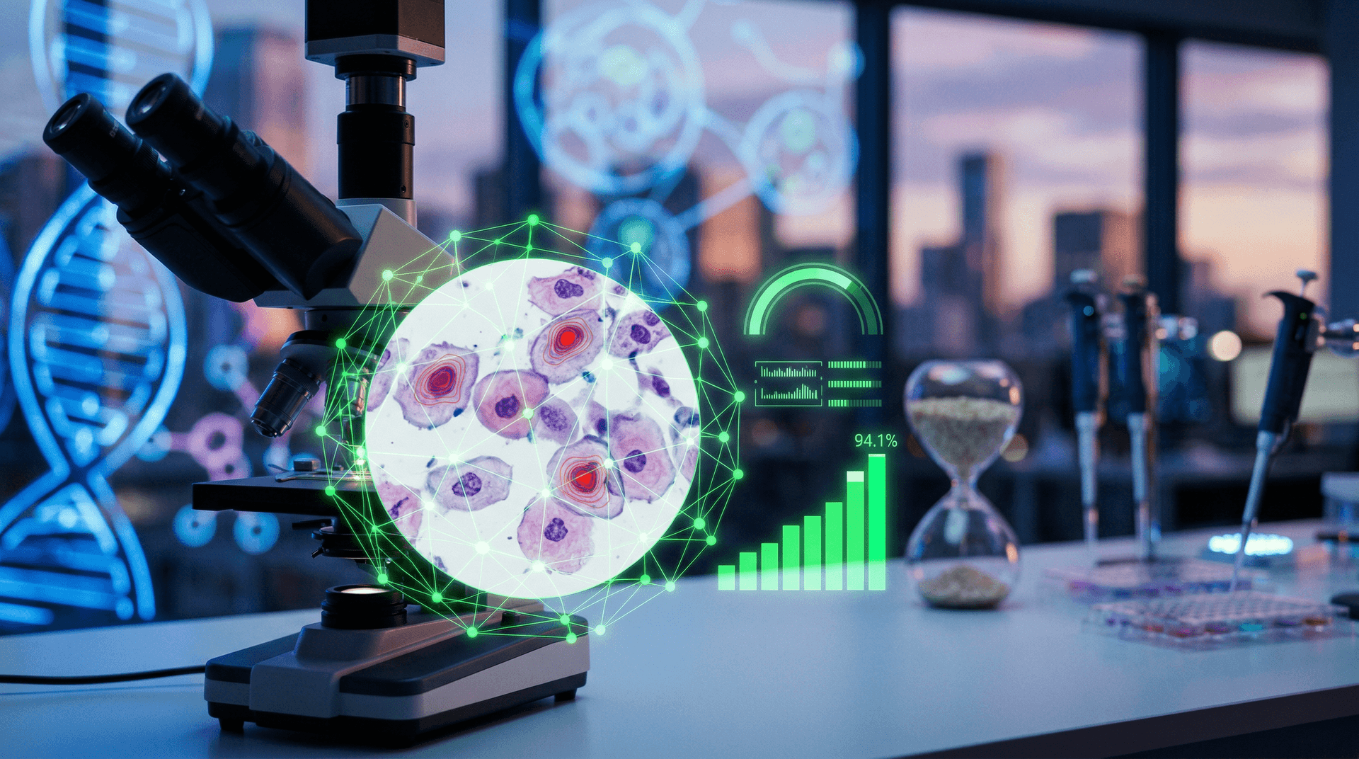 AI in Cytology Achieves 94.1% Sensitivity, Surpassing Pathologists' 82.4%