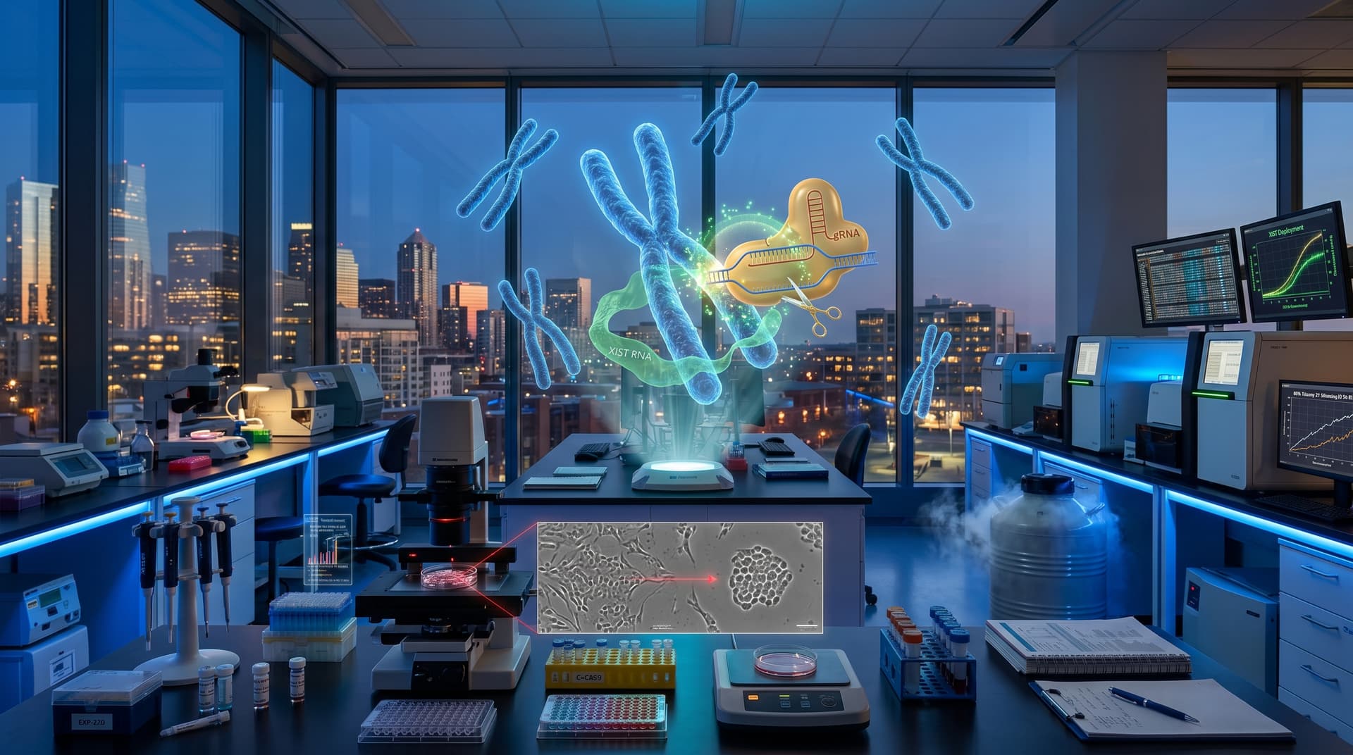 CRISPR Down Syndrome Silencing Hits 85% in Stem Cells