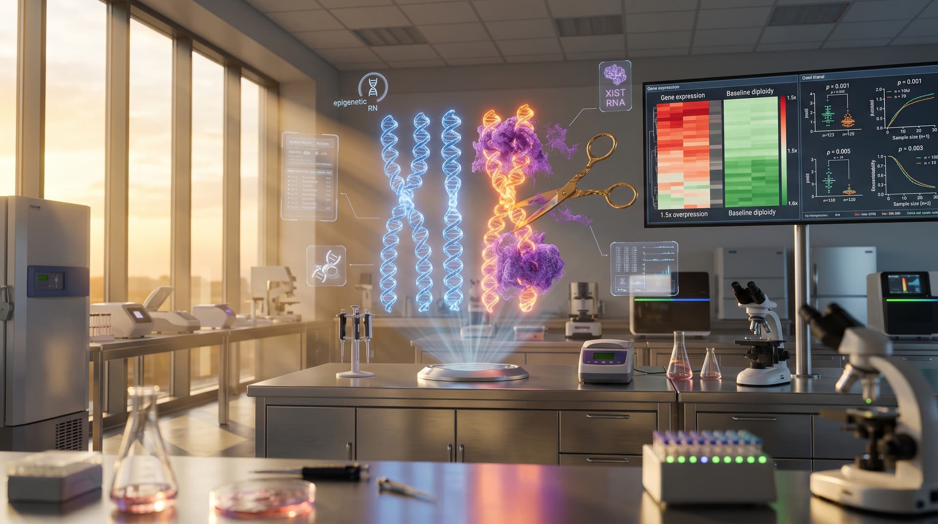 CRISPR Down Syndrome Study Normalizes 225 Genes on Extra Chromosome 21